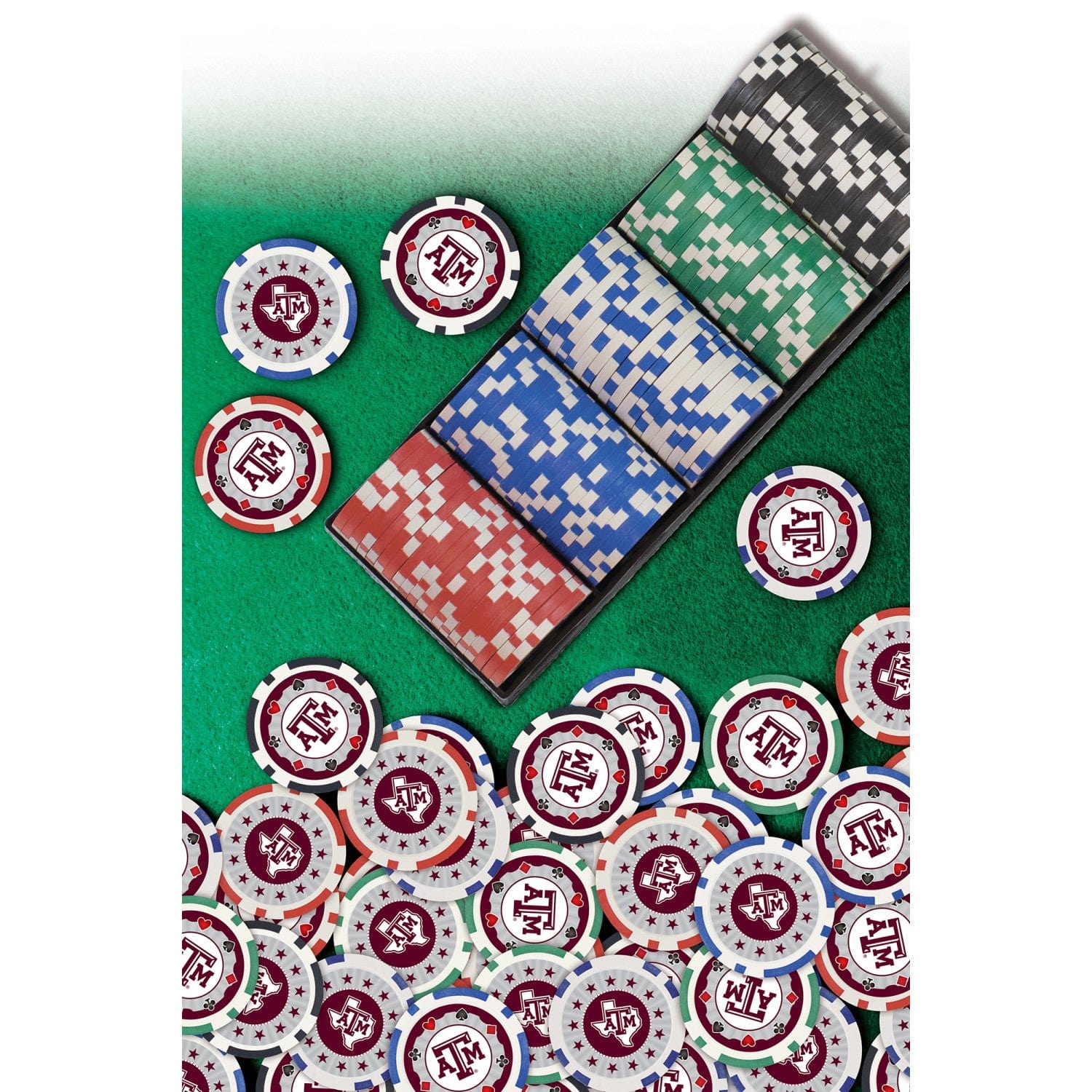 Texas A&M Aggies 100 Piece Poker Chip Set
