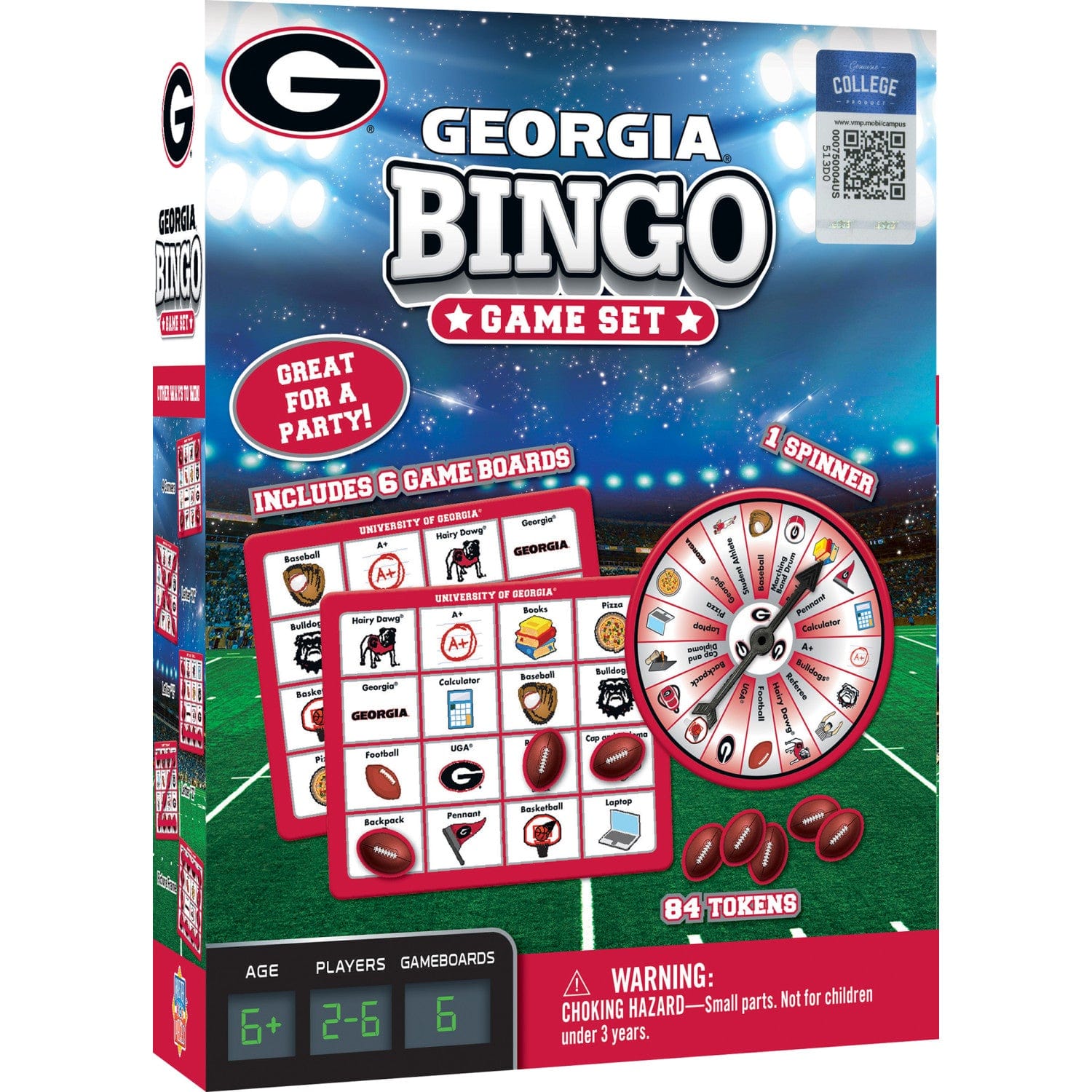 Georgia Bulldogs Bingo Game: Cheer and Play! - Sports Gifts, Sports Memorabilia, Sports Collectibles, Fan Shop