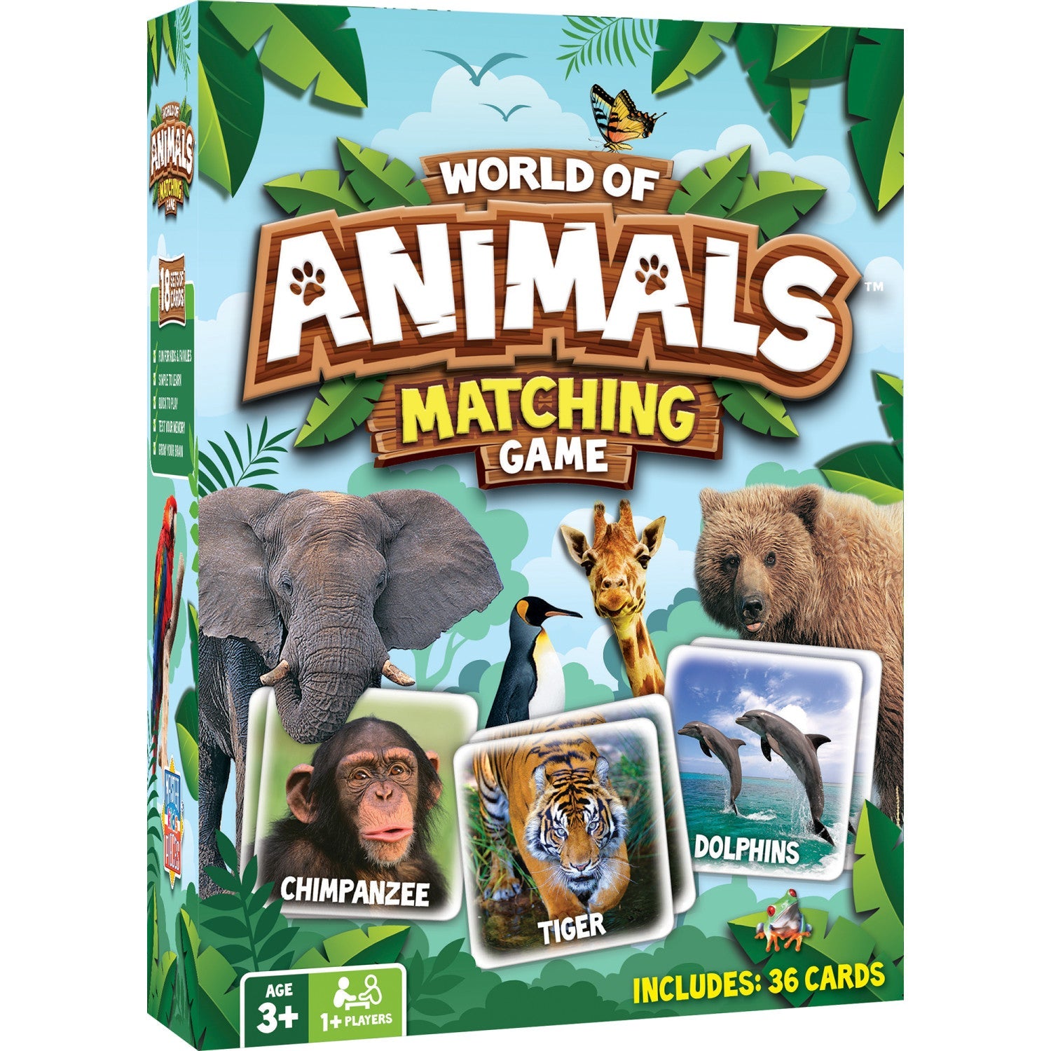 World of Animals Matching Game - 757 Sports Collectibles