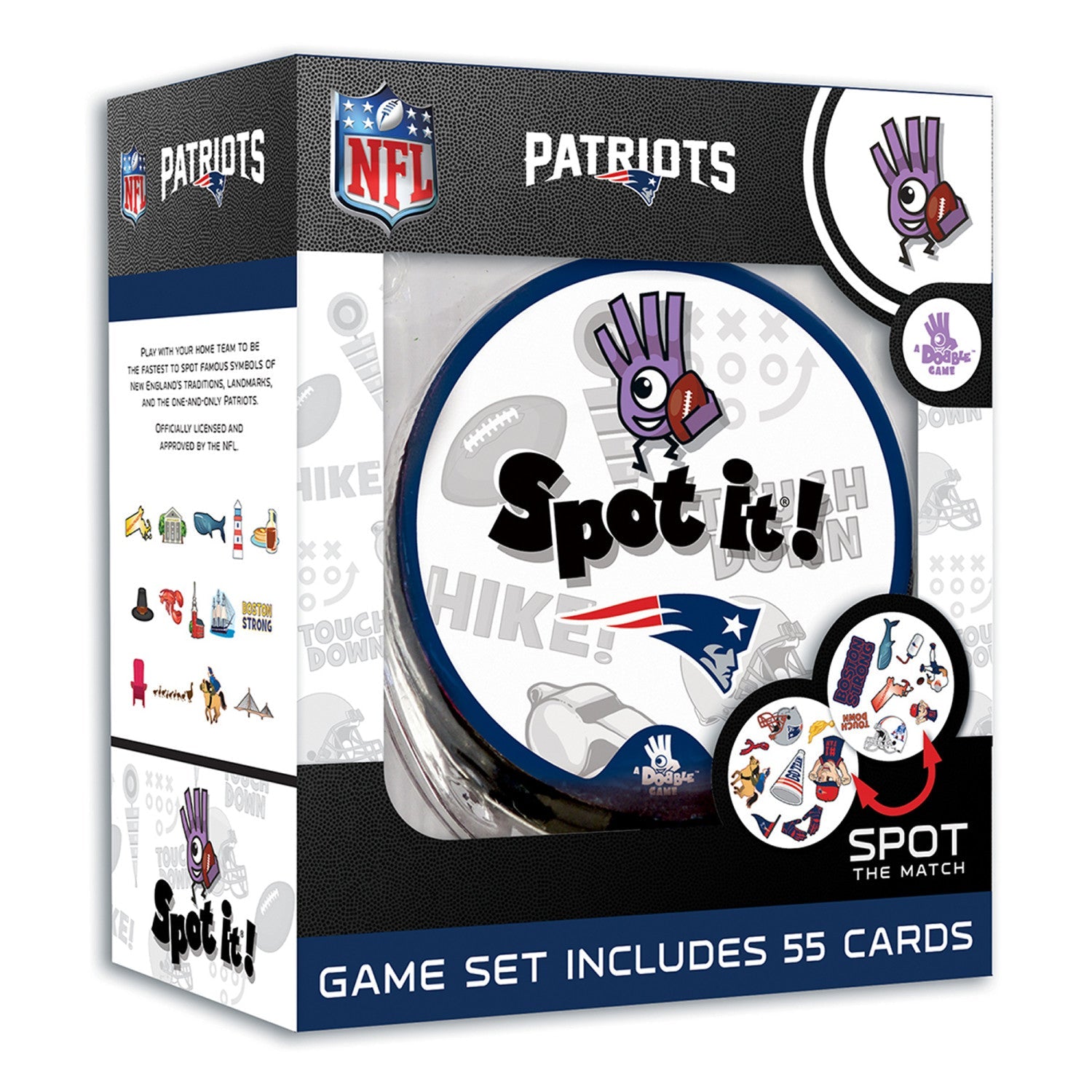 New England Patriots Spot It! Card Game - 757 Sports Collectibles