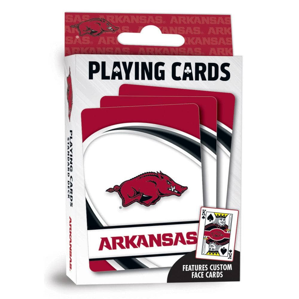 Arkansas Razorbacks 54-Card Playing Deck - Sports Gifts, Sports Memorabilia, Sports Collectibles, Fan Shop