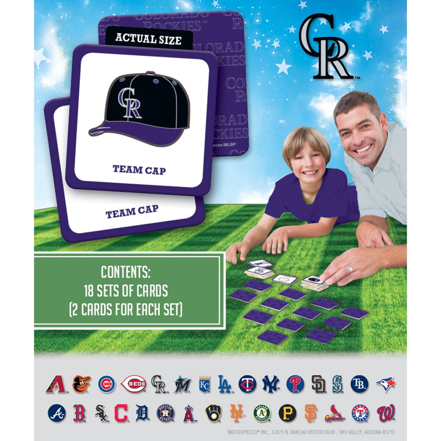 Colorado Rockies Memory Matching Game - Sports Gifts, Sports Memorabilia, Sports Collectibles, Fan Shop
