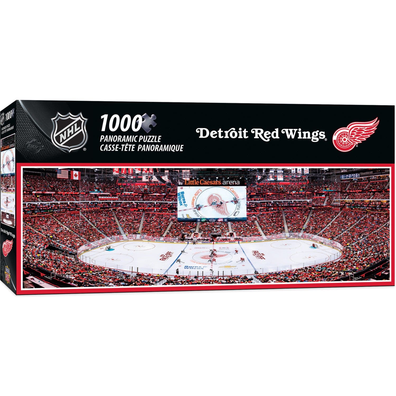 Detroit Red Wings 1000 Piece Panoramic Jigsaw Puzzle - Sports Gifts, Sports Memorabilia, Sports Collectibles, Fan Shop