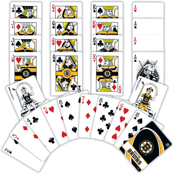 Boston Bruins Playing Cards - 54 Card Deck - 757 Sports Collectibles