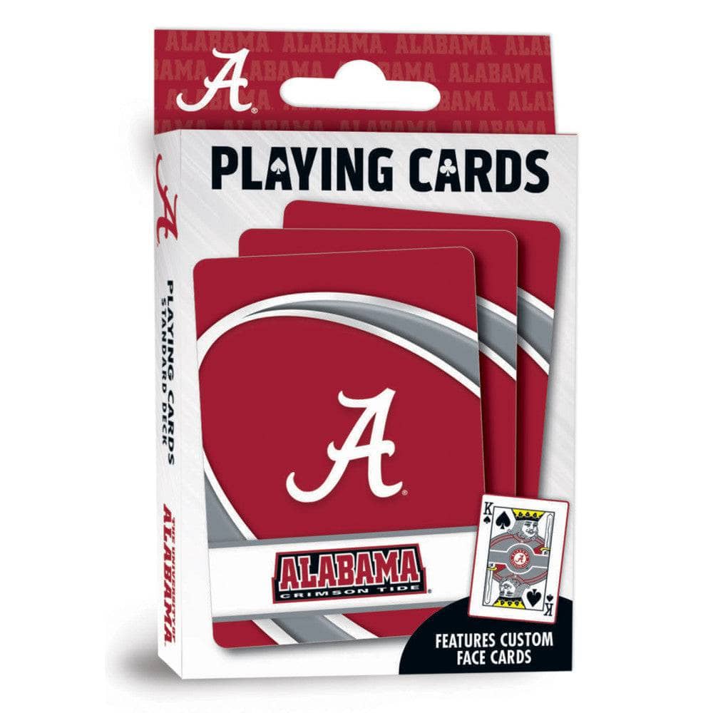 Alabama Crimson Tide 54-Card Playing Deck - Sports Gifts, Sports Memorabilia, Sports Collectibles, Fan Shop
