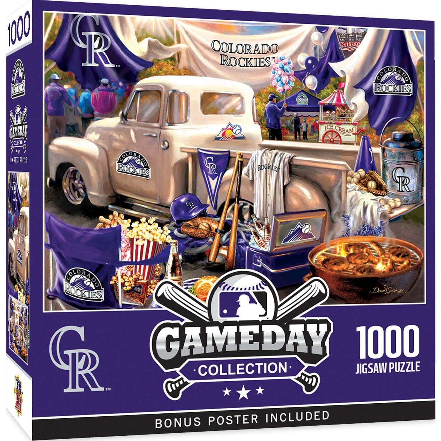 Colorado Rockies Gameday 1000 Piece Jigsaw Puzzle - Sports Gifts, Sports Memorabilia, Sports Collectibles, Fan Shop