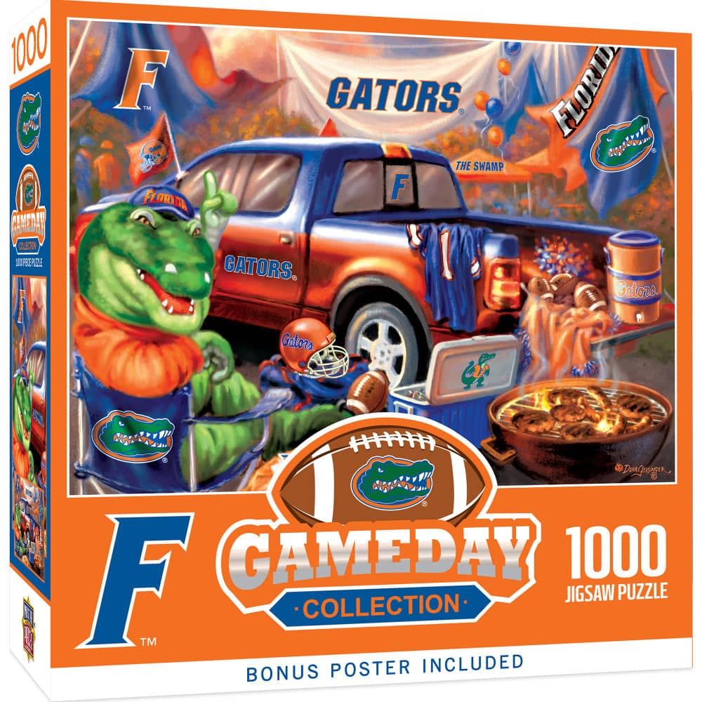 Florida Gators Gameday 1000 Piece Jigsaw Puzzle - Sports Gifts, Sports Memorabilia, Sports Collectibles, Fan Shop