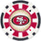 San Francisco 49ers 100 Piece Poker Chip Set