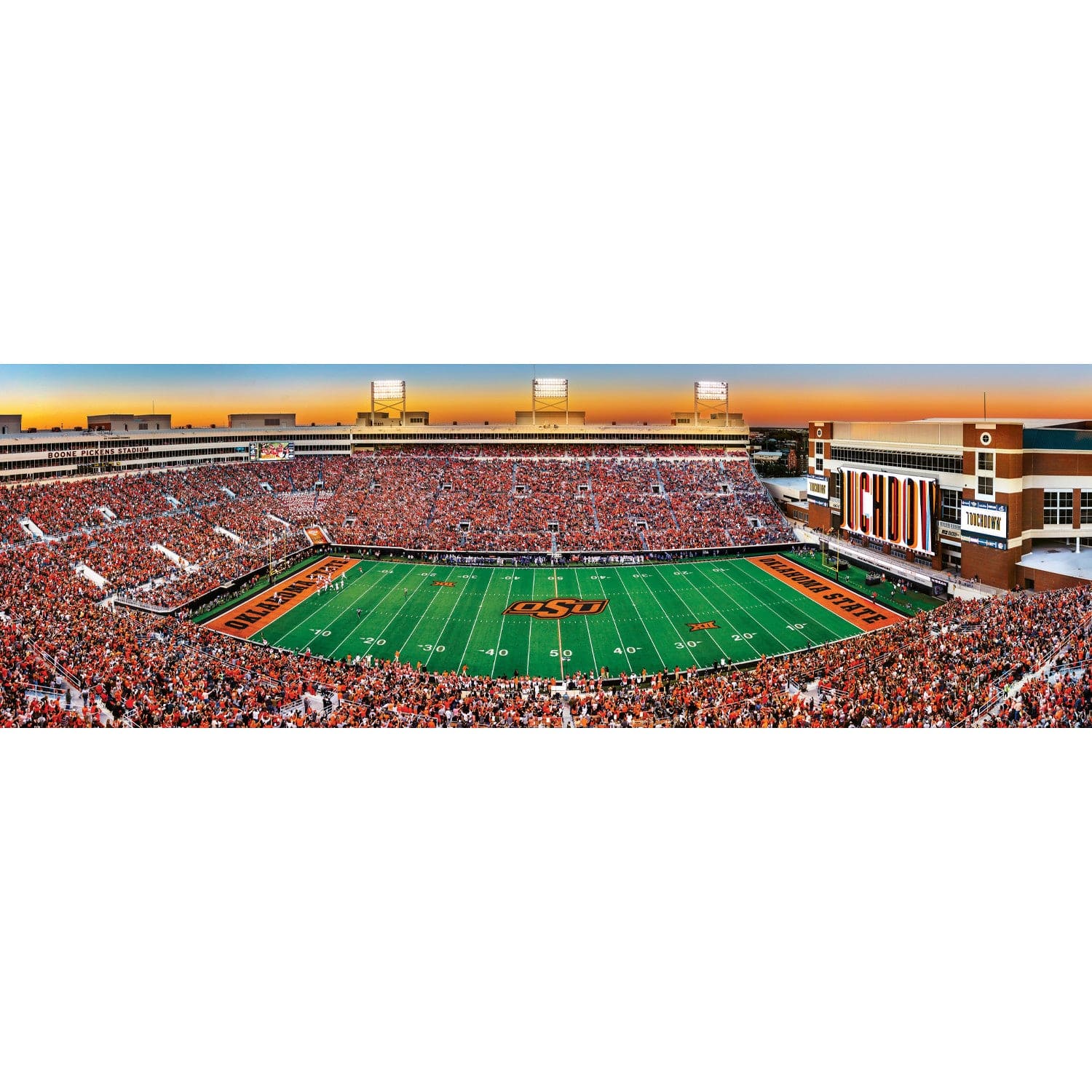 Oklahoma State Cowboys 1000-Piece Panoramic Jigsaw Puzzle - Sports Gifts, Sports Memorabilia, Sports Collectibles, Fan Shop