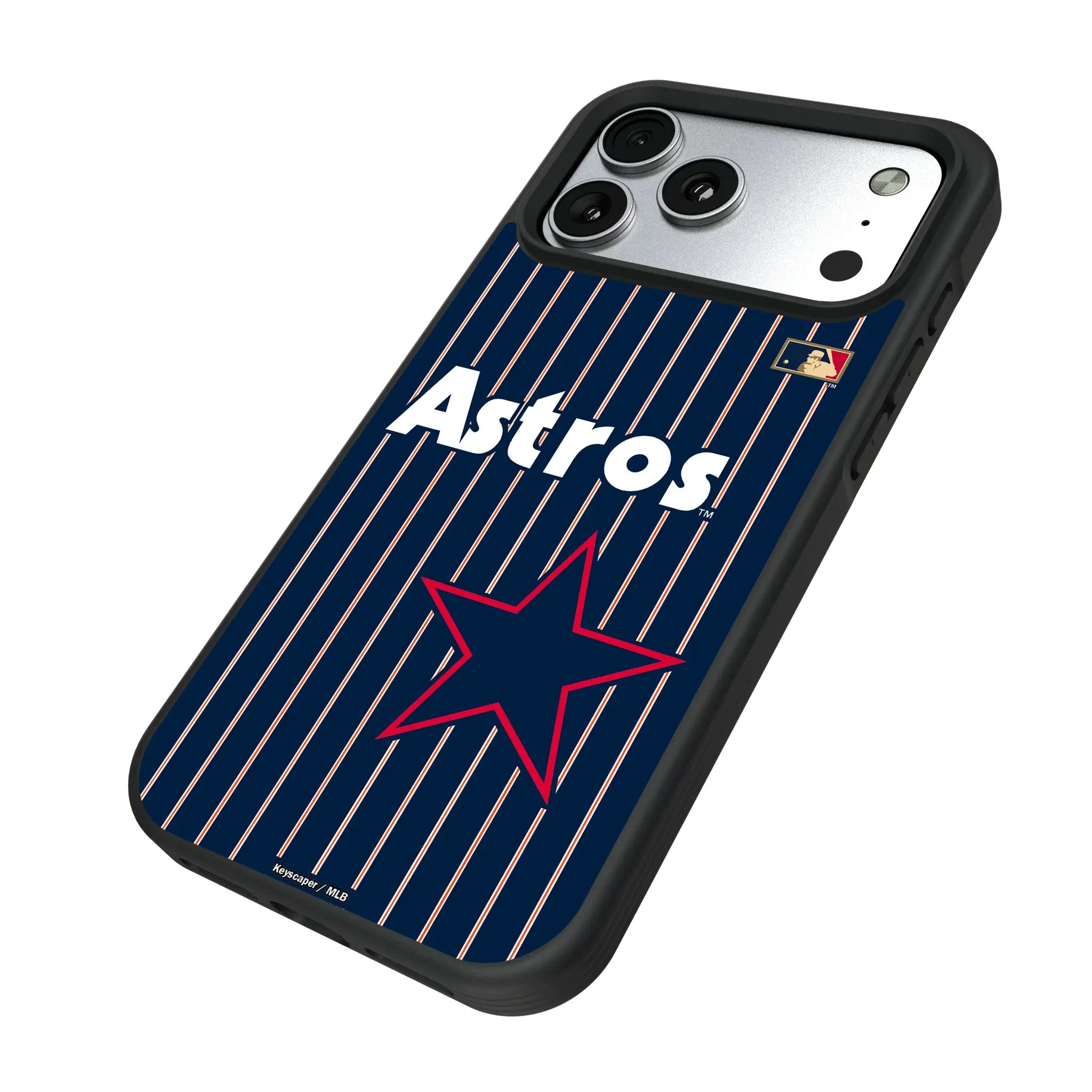 Houston Astros 1975-1981 - Cooperstown Collection Pinstripe Bump Phone Case