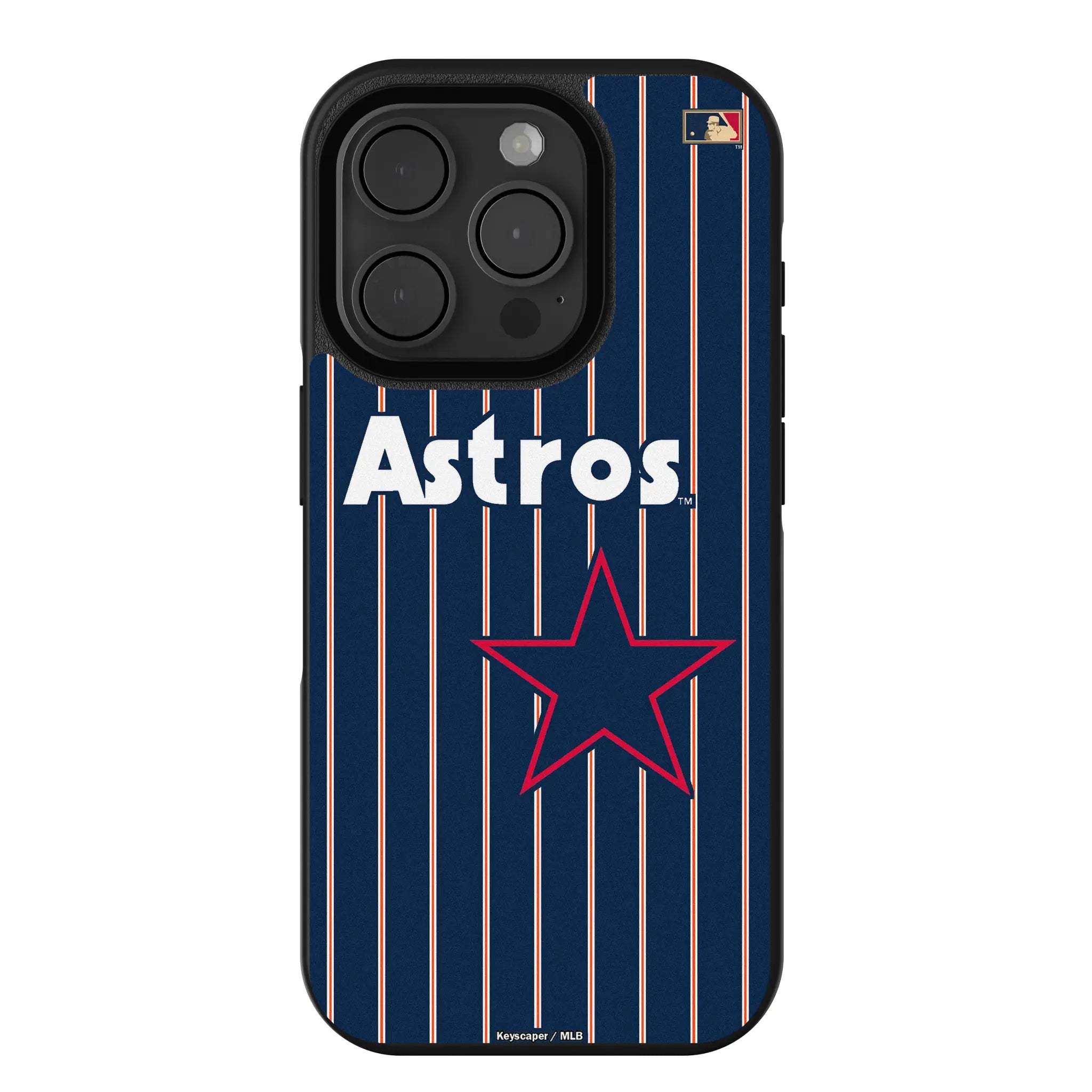 Houston Astros 1975-1981 - Cooperstown Collection Pinstripe Bump Phone Case