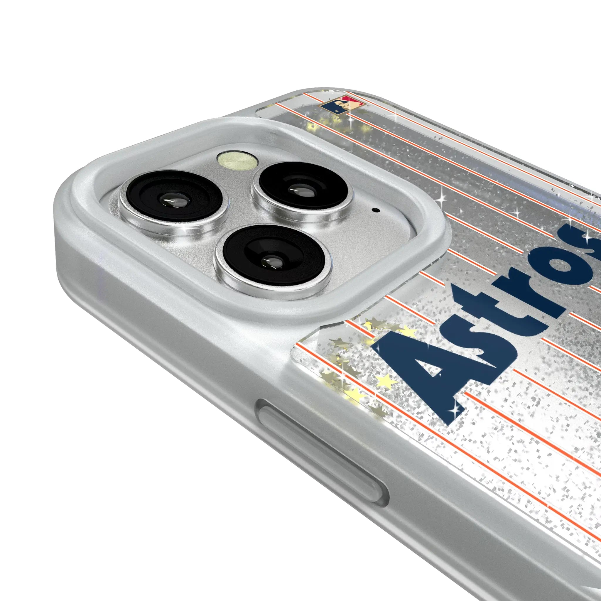 Houston Astros 1975-1981 - Cooperstown Collection Pinstripe Glitter Phone Case