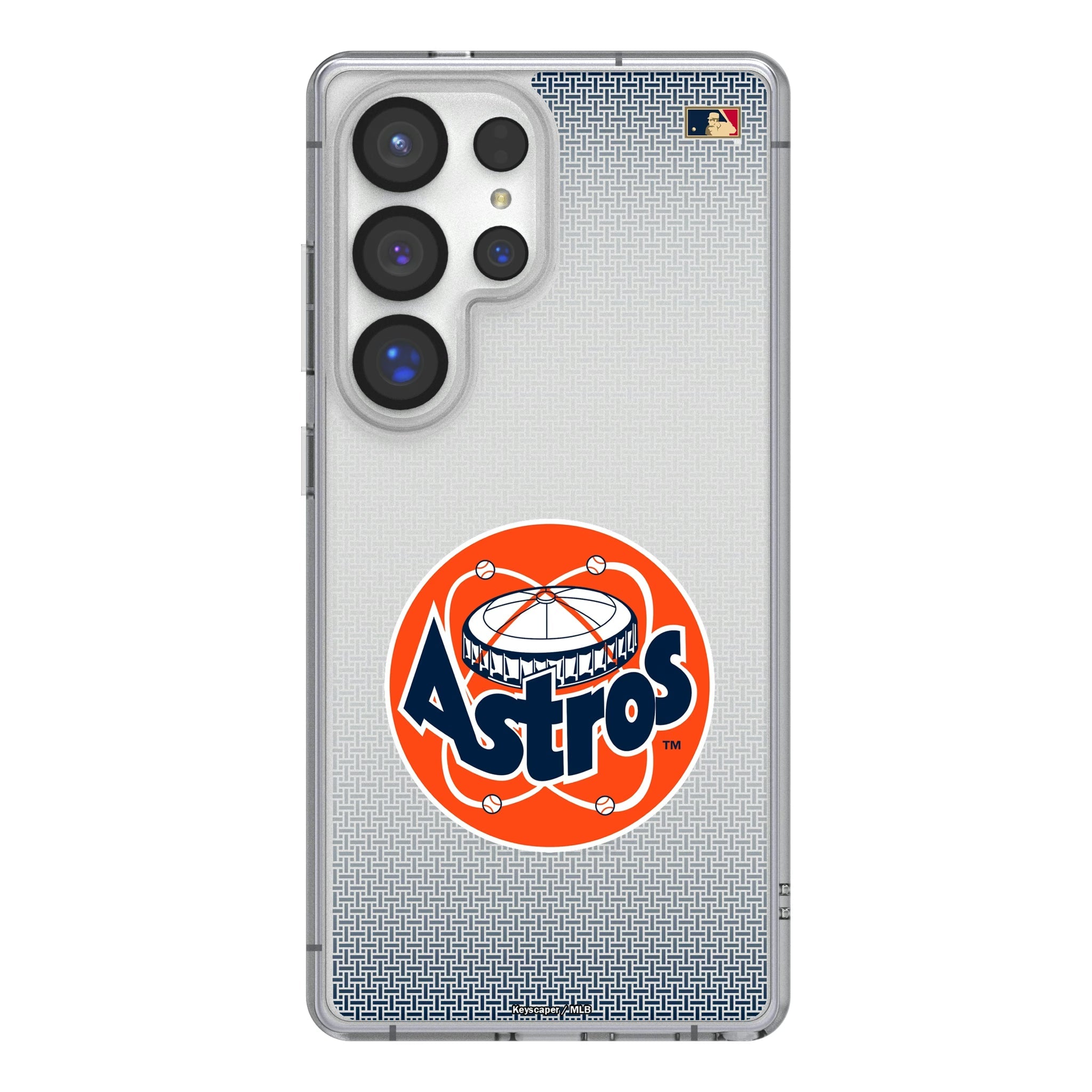 Houston Astros 1977-1993 - Cooperstown Collection Linen Clear Phone Case for Samsung Galaxy