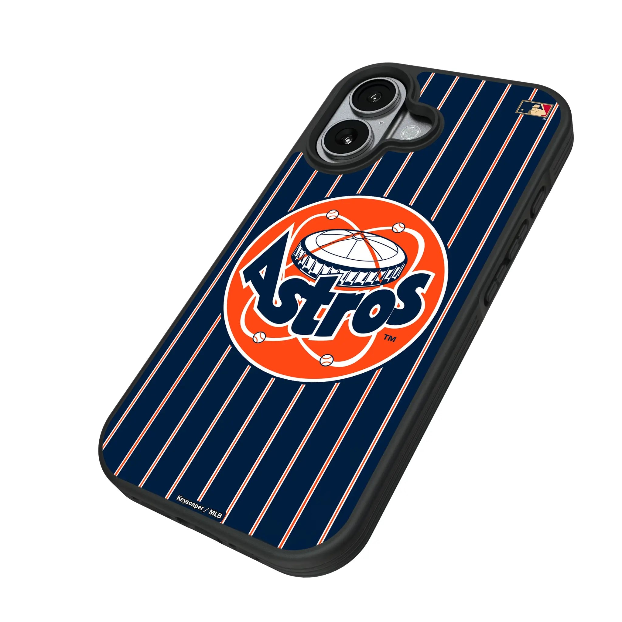 Houston Astros 1977-1993 - Cooperstown Collection Pinstripe Bump Phone Case