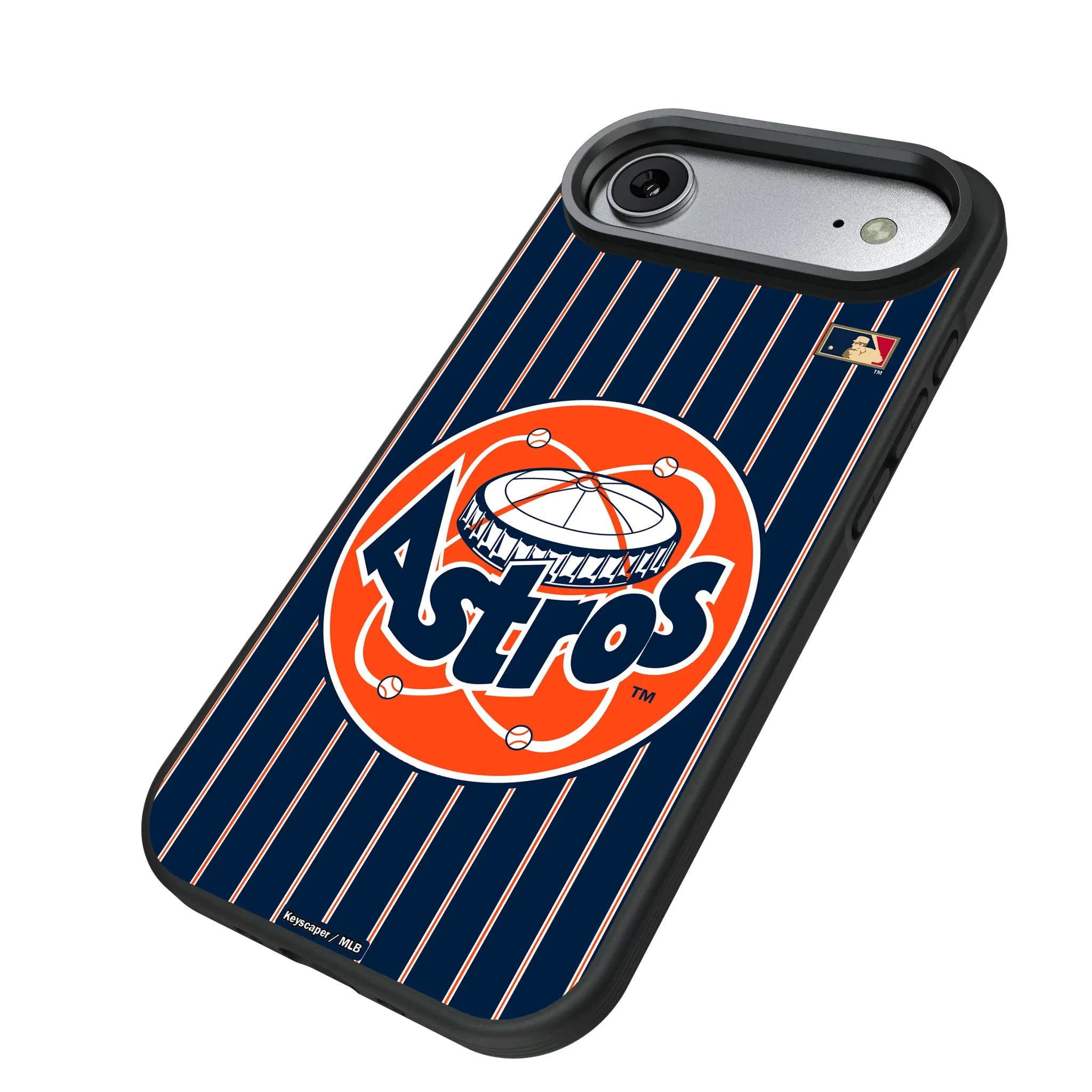 Houston Astros 1977-1993 - Cooperstown Collection Pinstripe Bump Phone Case