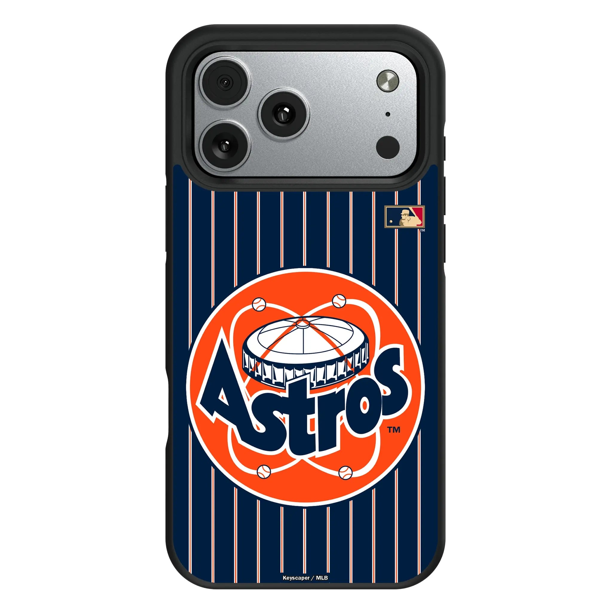 Houston Astros 1977-1993 - Cooperstown Collection Pinstripe Bump Phone Case