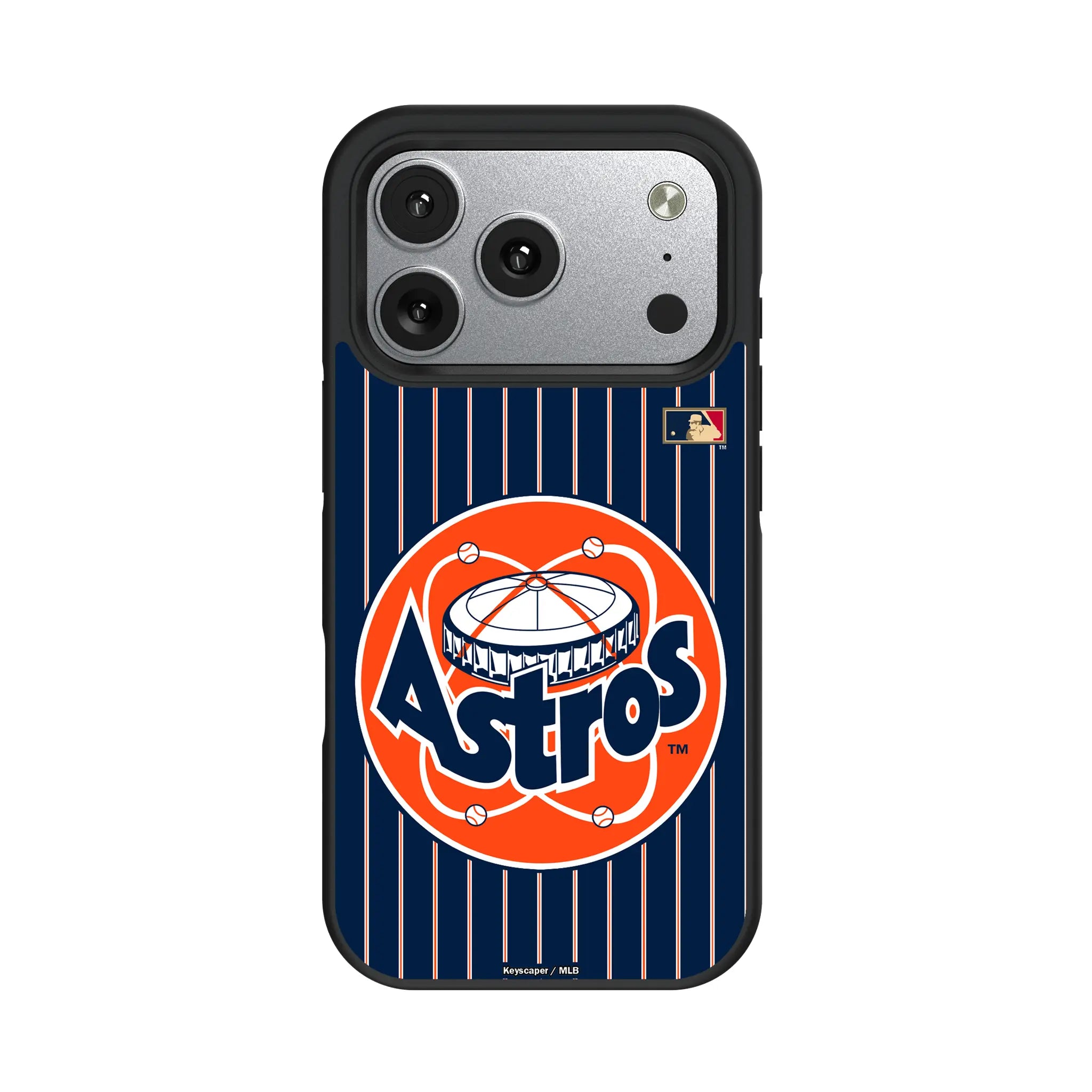 Houston Astros 1977-1993 - Cooperstown Collection Pinstripe Bump Phone Case