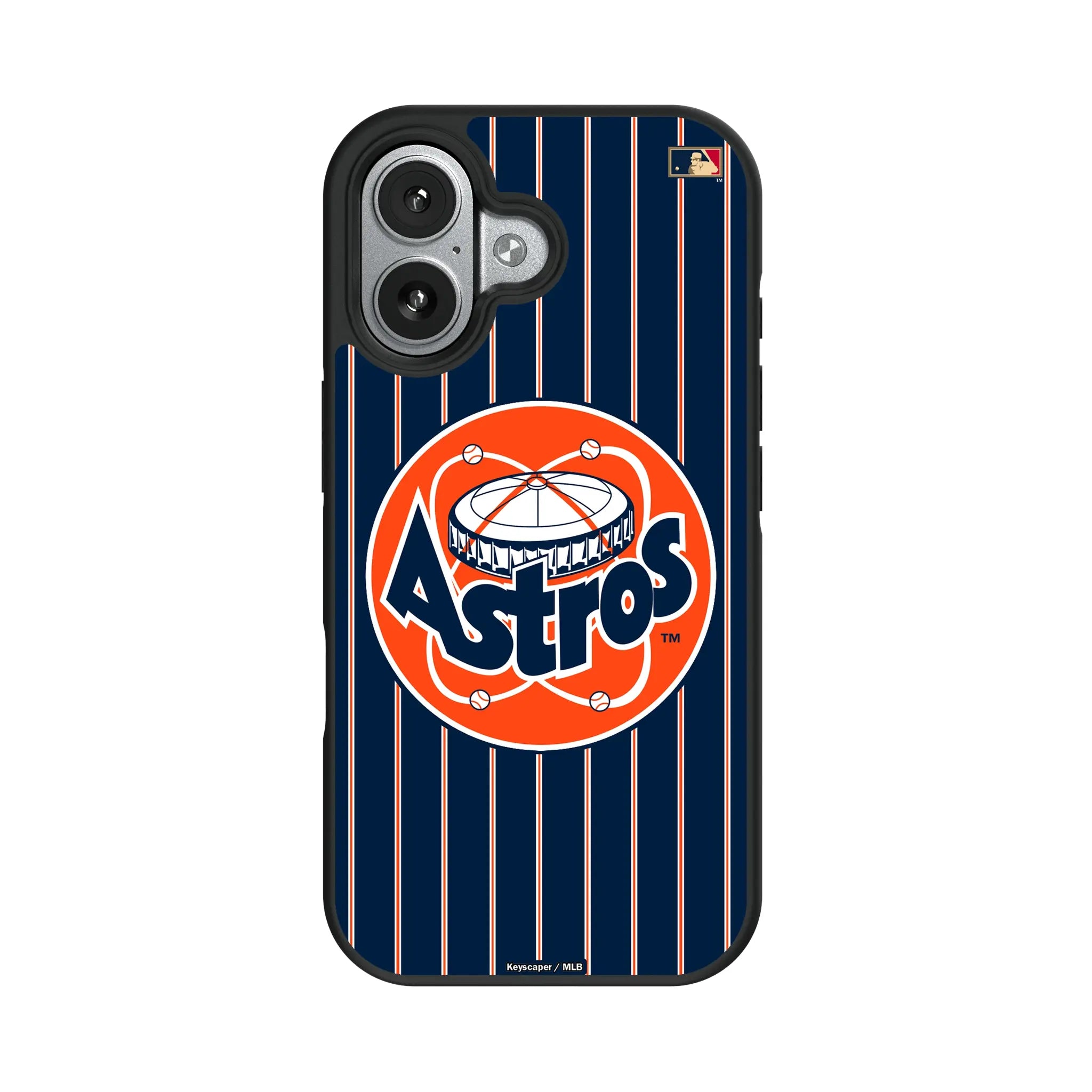 Houston Astros 1977-1993 - Cooperstown Collection Pinstripe Bump Phone Case