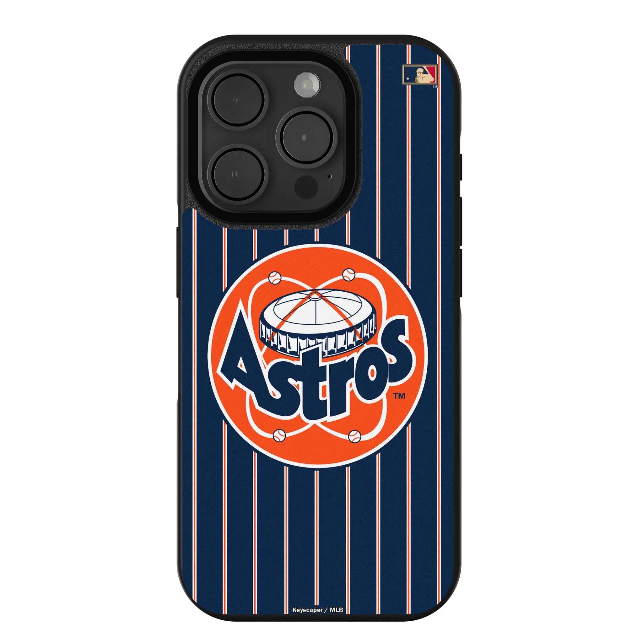 Houston Astros 1977-1993 - Cooperstown Collection Pinstripe Bump Phone Case