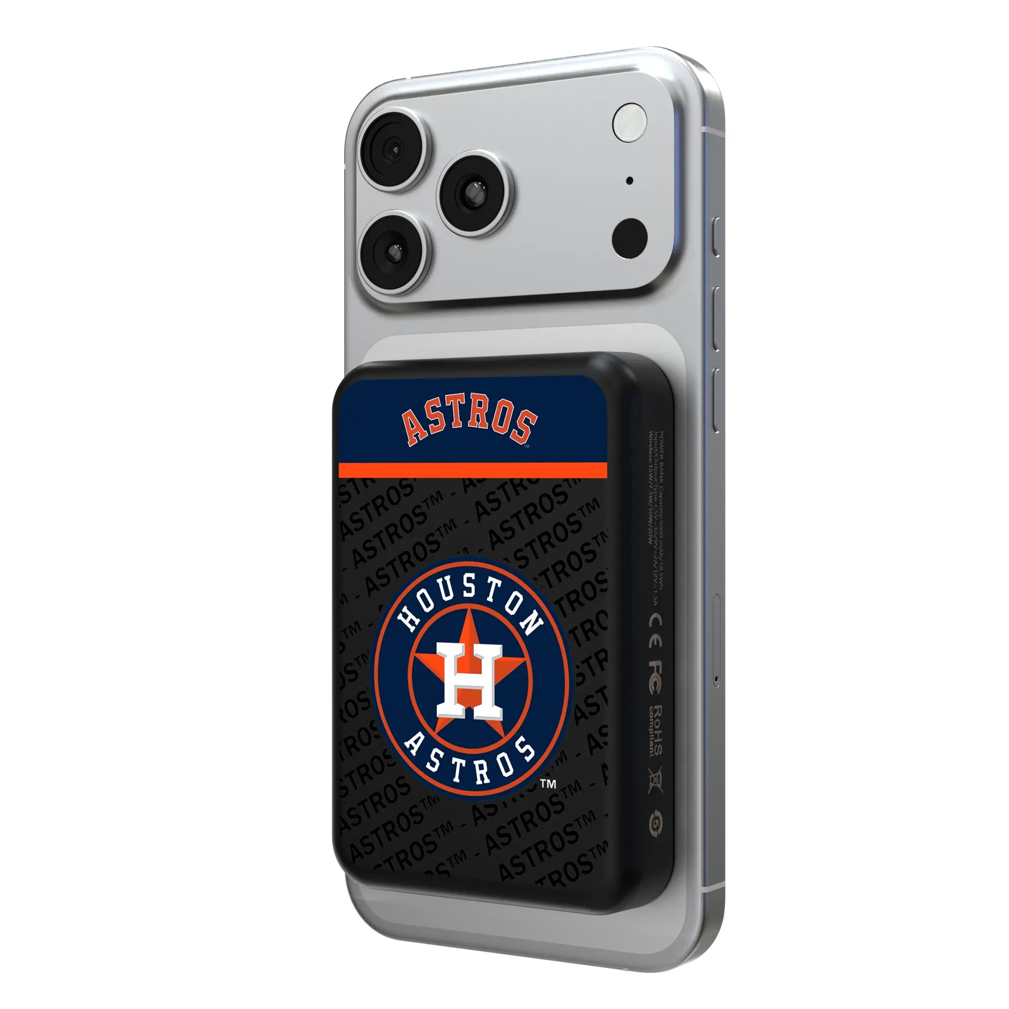 Houston Astros Endzone Plus Wireless Mag Power Bank