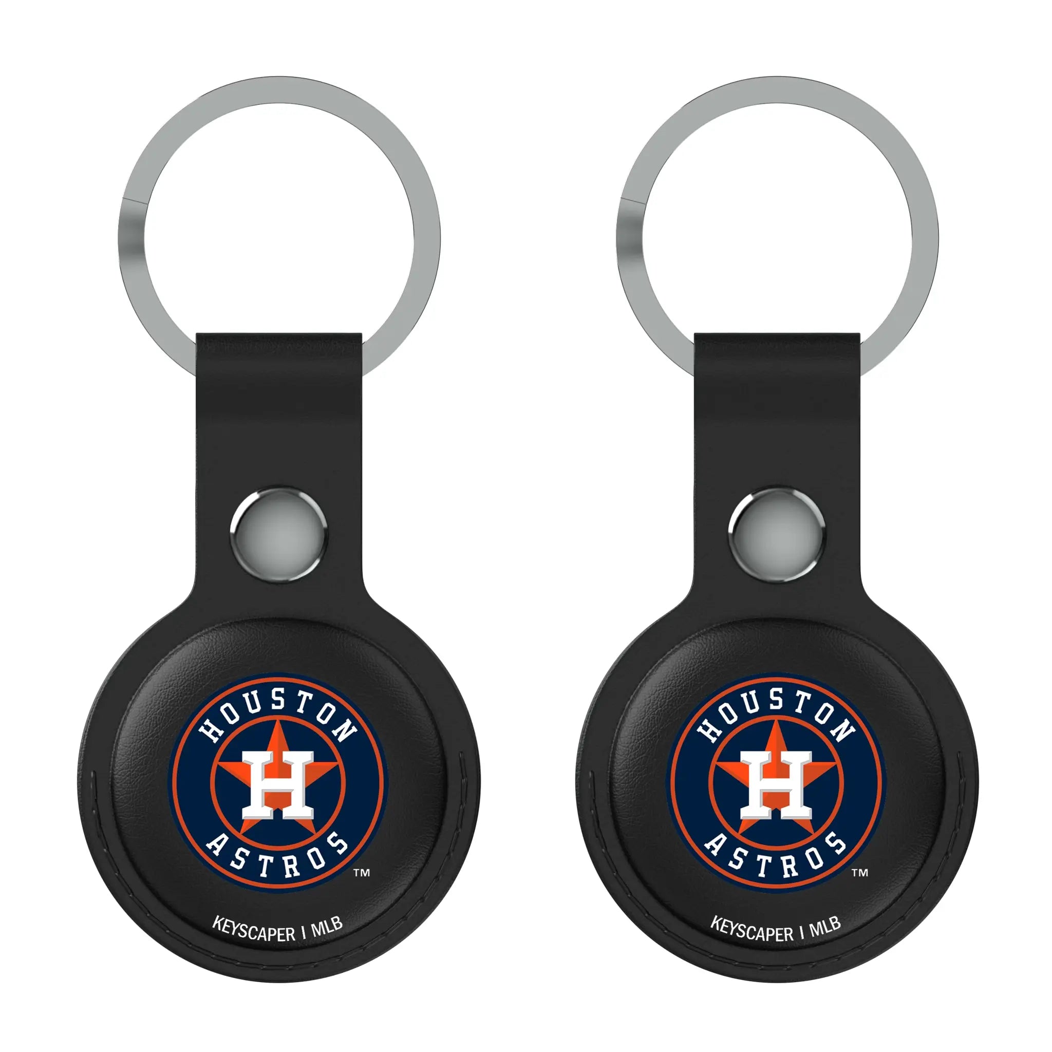Houston Astros Insignia Black Airtag Holder 2-Pack