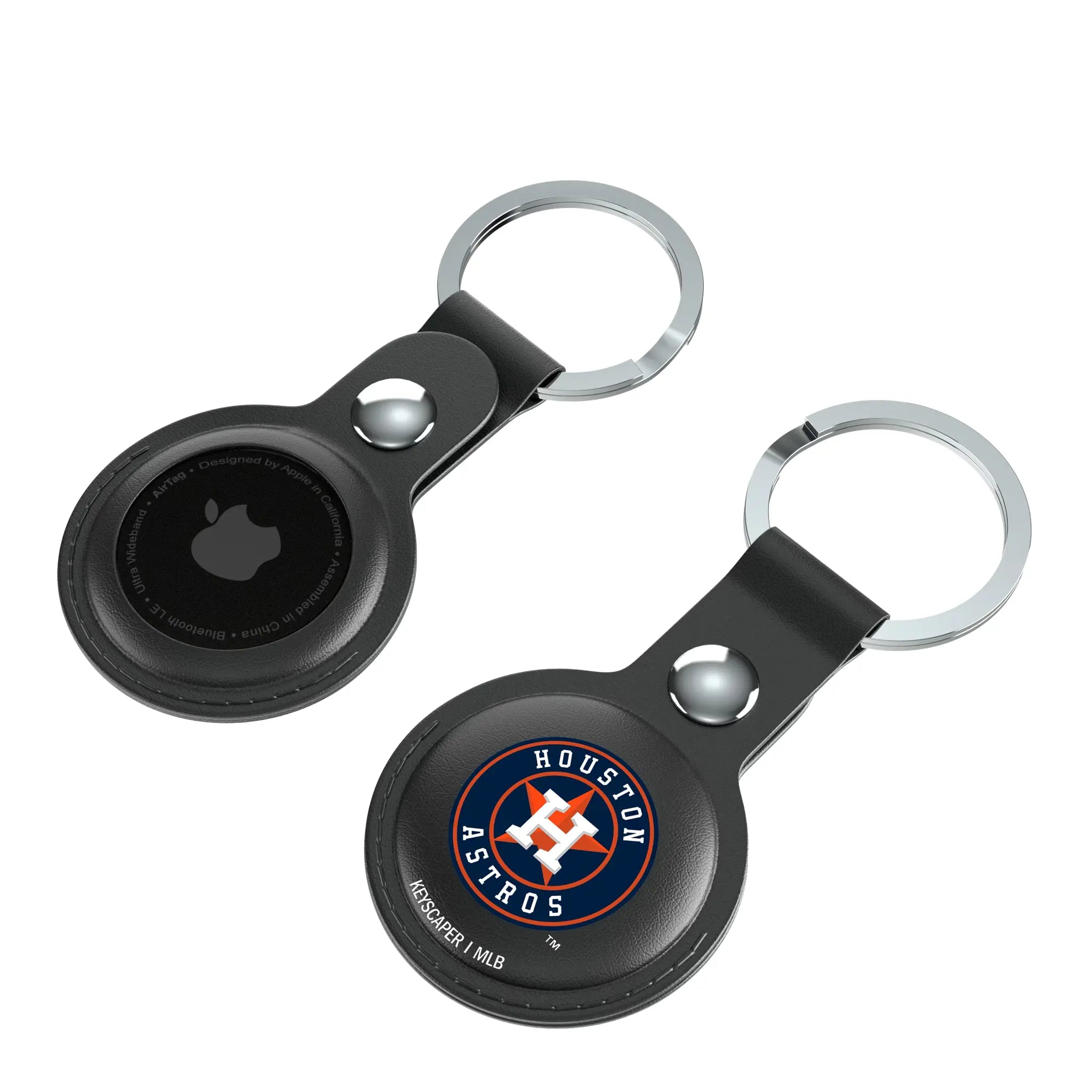 Houston Astros Insignia Black Airtag Holder 2-Pack