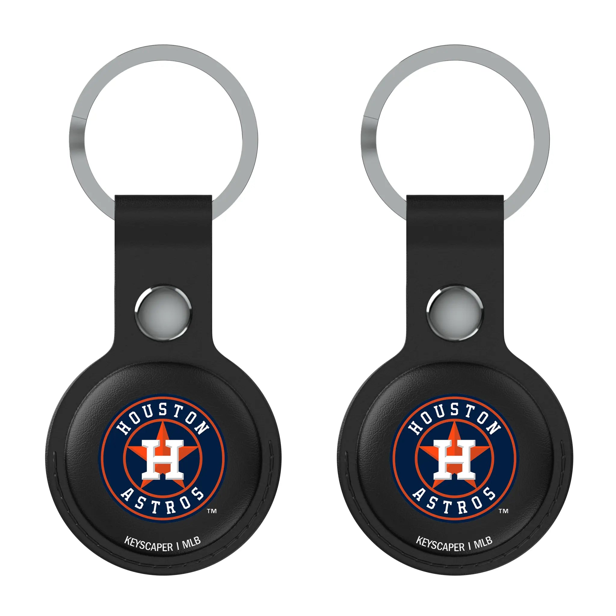 Houston Astros Insignia Black Airtag Holder 2-Pack