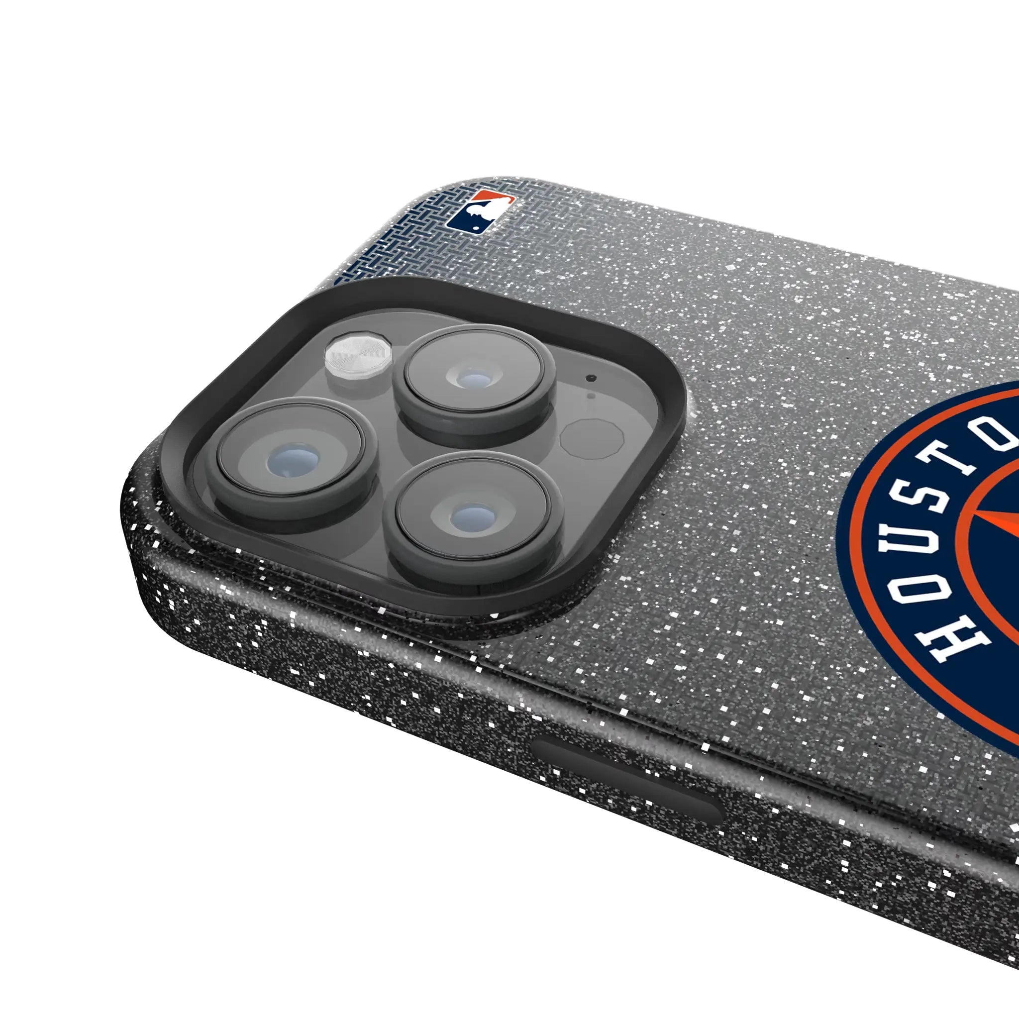 Houston Astros Linen Bling Phone Case for Apple iPhone