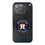 Houston Astros Linen Bling Phone Case for Apple iPhone