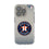 Houston Astros Linen Clear Phone Case for Apple iPhone