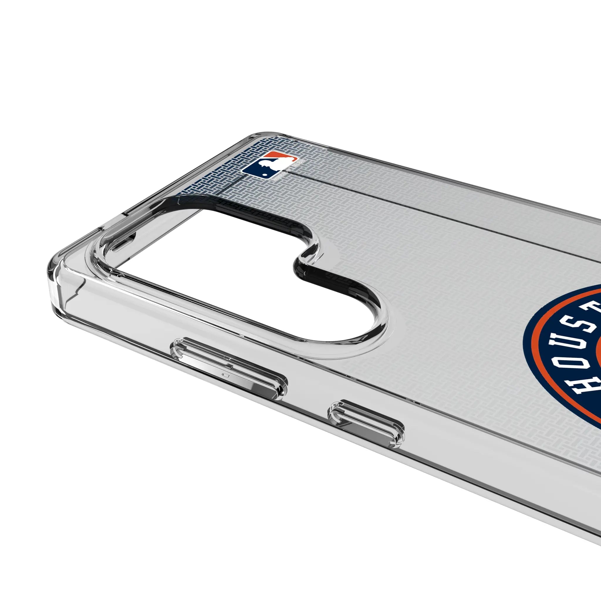 Houston Astros Linen Clear Phone Case for Samsung Galaxy