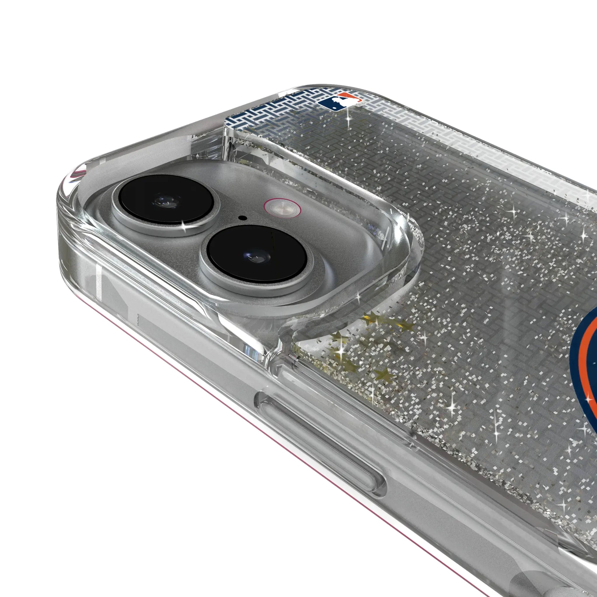 Houston Astros Linen Glitter Phone Case