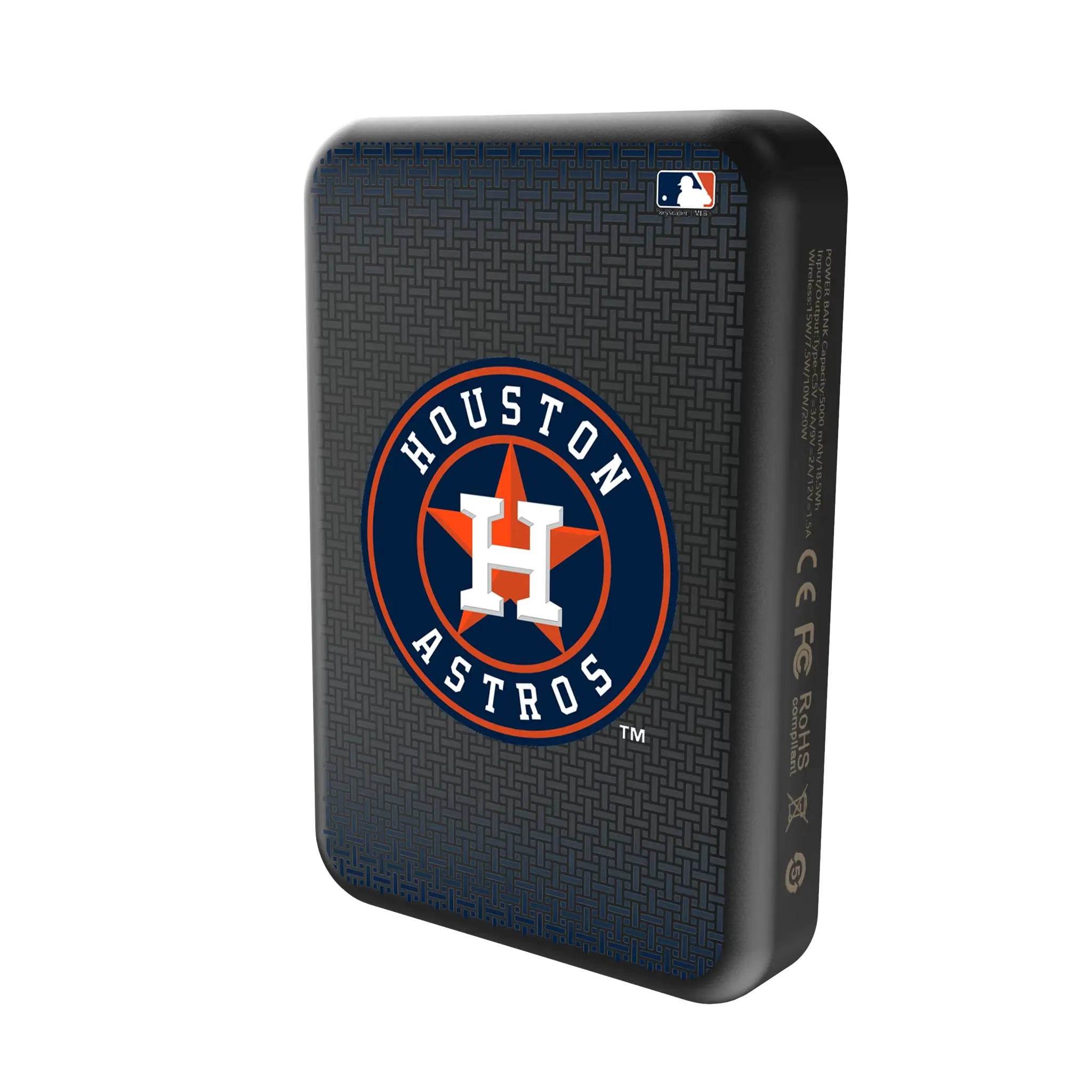 Houston Astros Linen Wireless Mag Power Bank