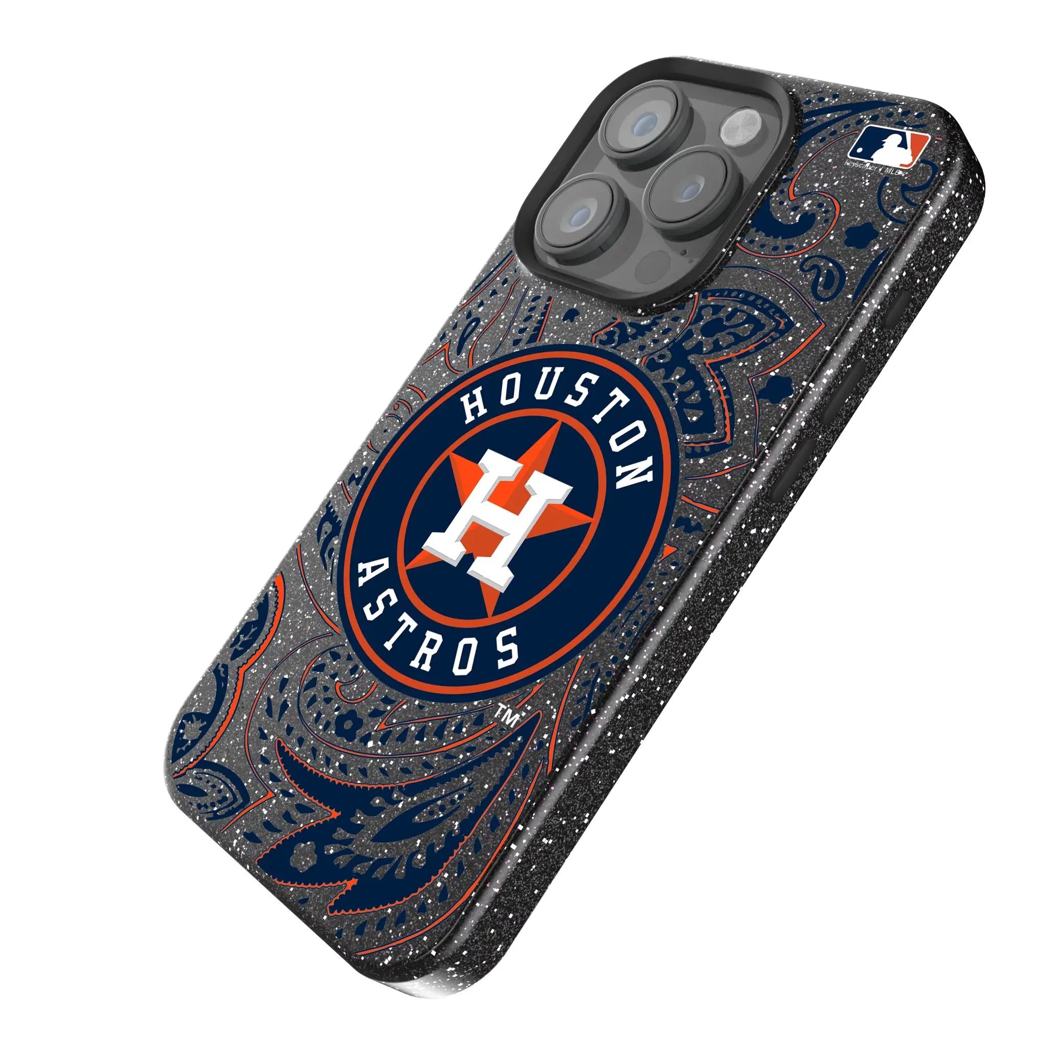 Houston Astros Paisley Bling Phone Case