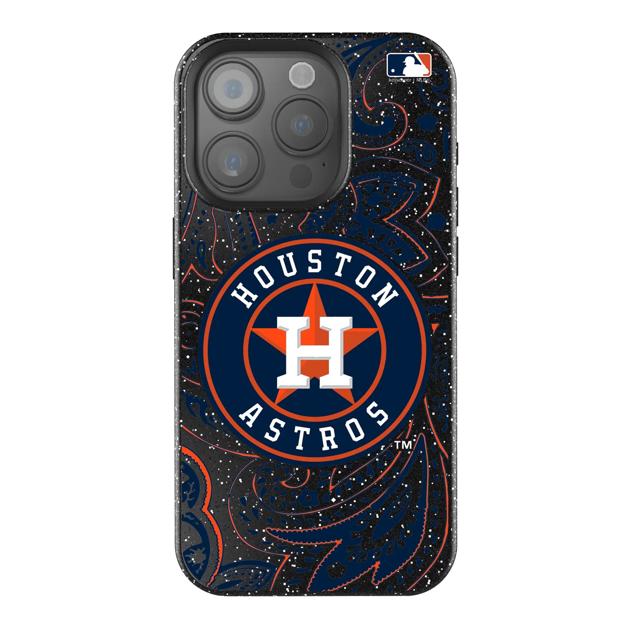 Houston Astros Paisley Bling Phone Case
