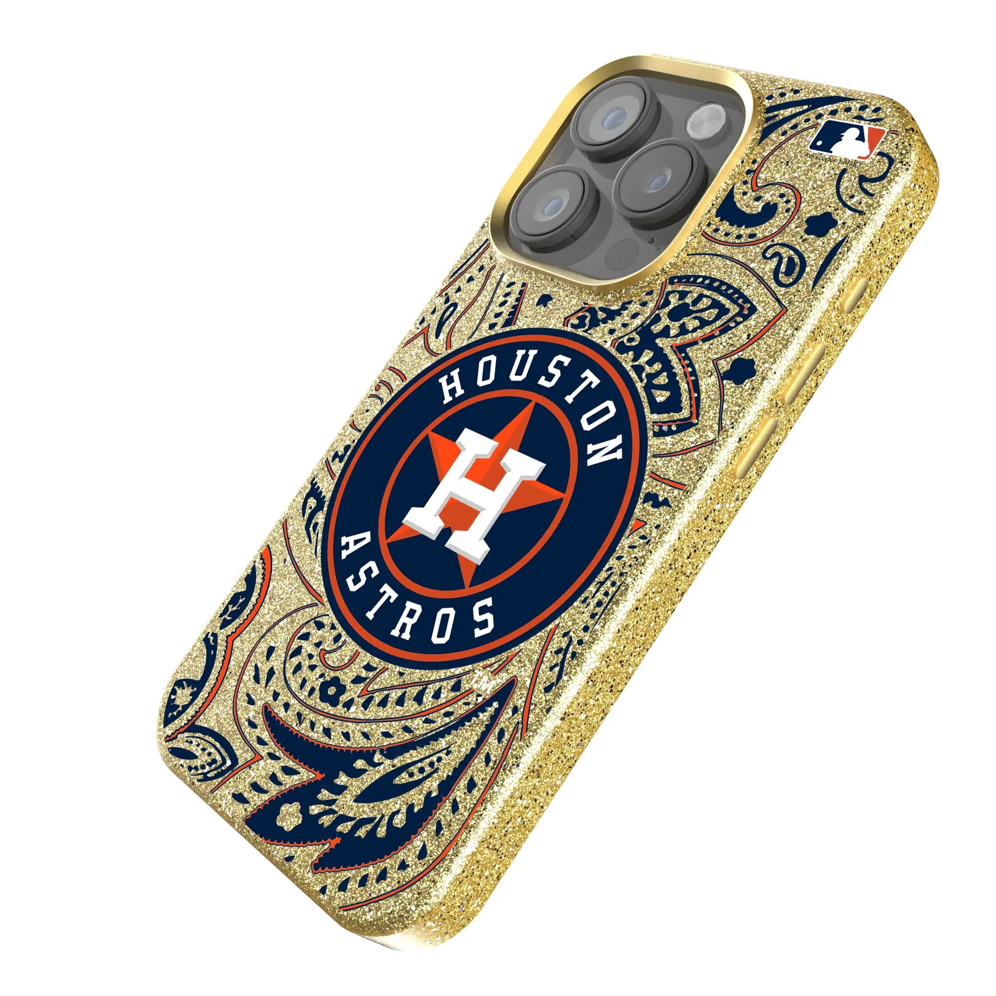 Houston Astros Paisley Bling Phone Case
