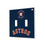 Houston Astros Solid Hidden-Screw Light Switch Plate
