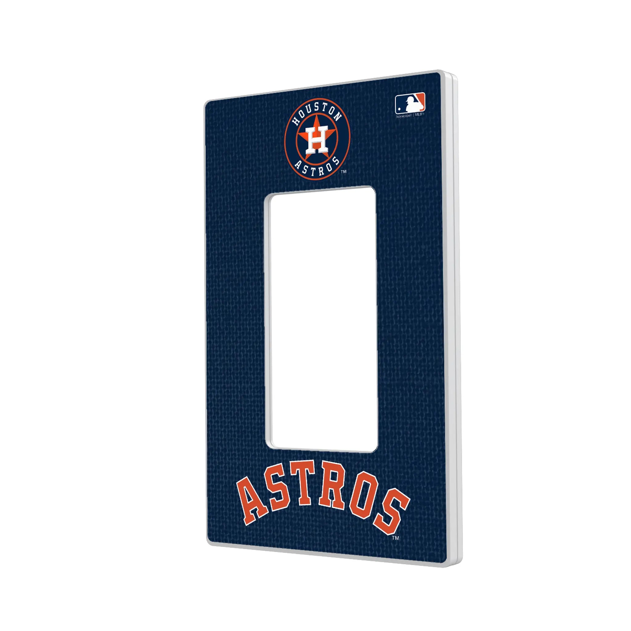 Houston Astros Solid Hidden-Screw Light Switch Plate