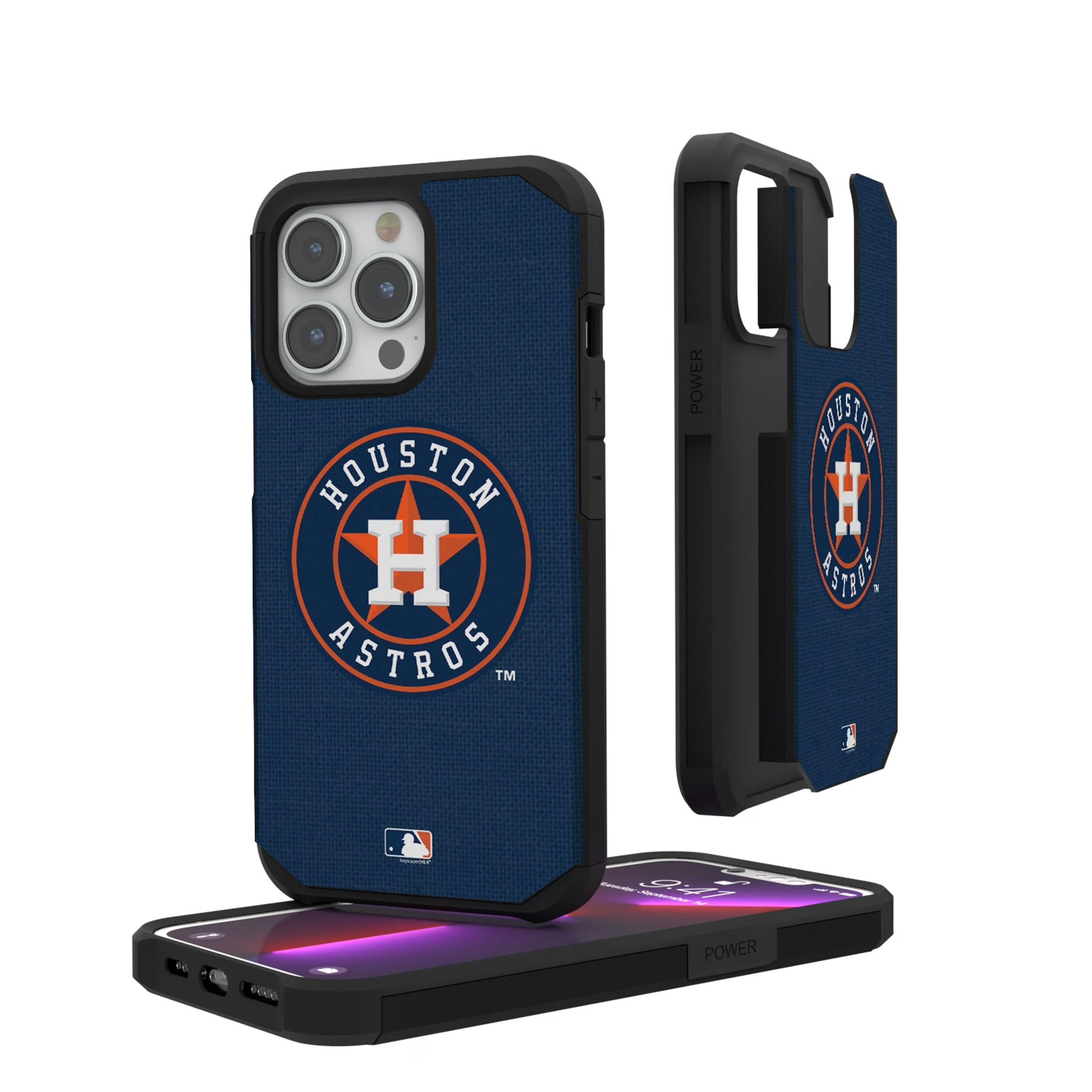 Houston Astros Solid Rugged Phone Case - Sports Gifts, Sports Memorabilia, Sports Collectibles, Fan Shop