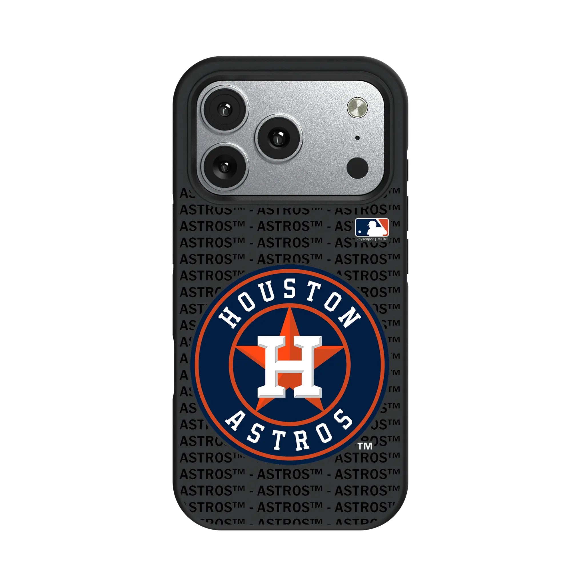 Houston Astros Text Backdrop Bump Phone Case