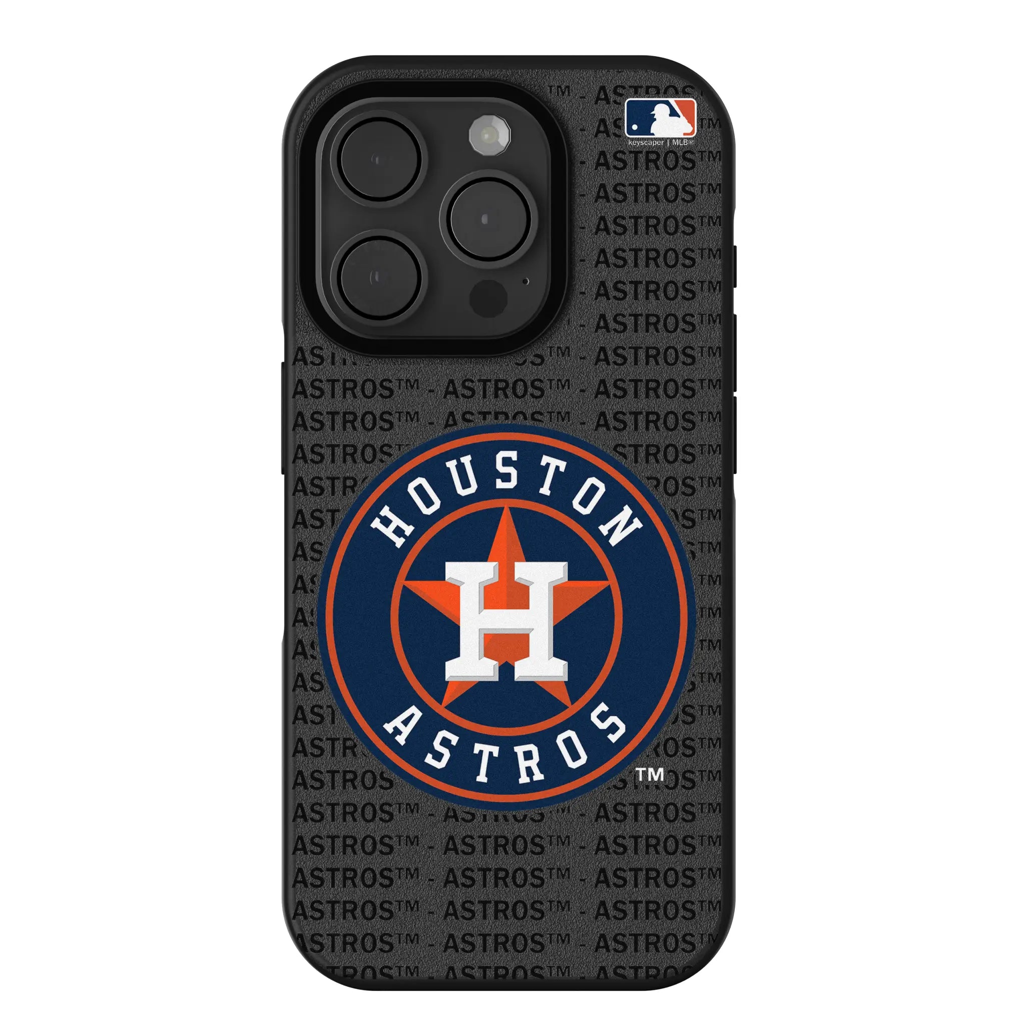 Houston Astros Text Backdrop Bump Phone Case