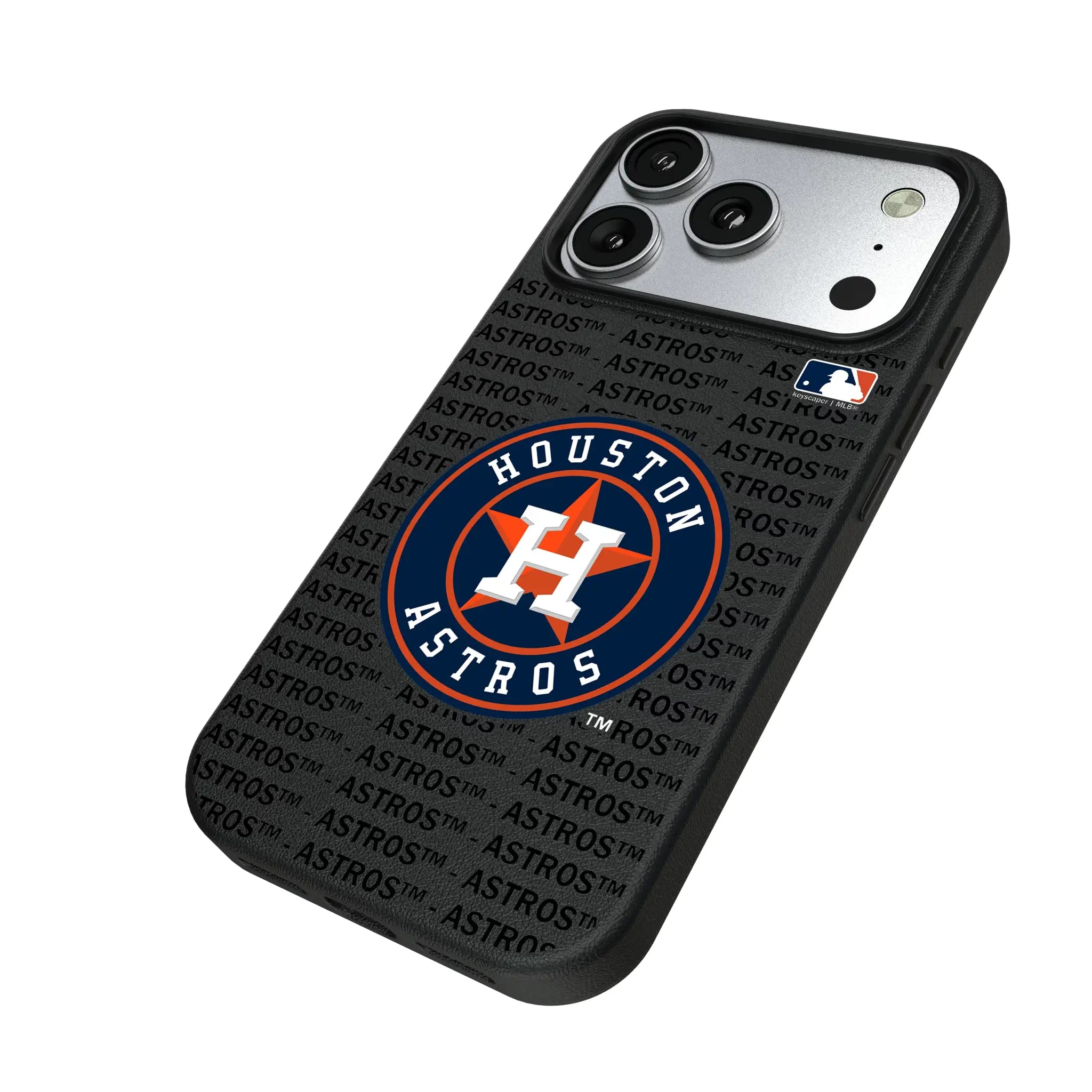 Houston Astros Text Backdrop MagSafe Compatible Phone Case for Apple iPhone