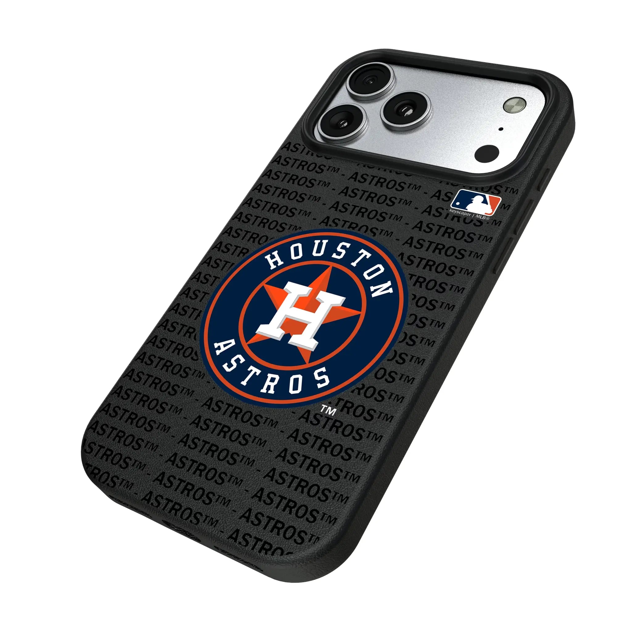 Houston Astros Text Backdrop MagSafe Compatible Phone Case for Apple iPhone