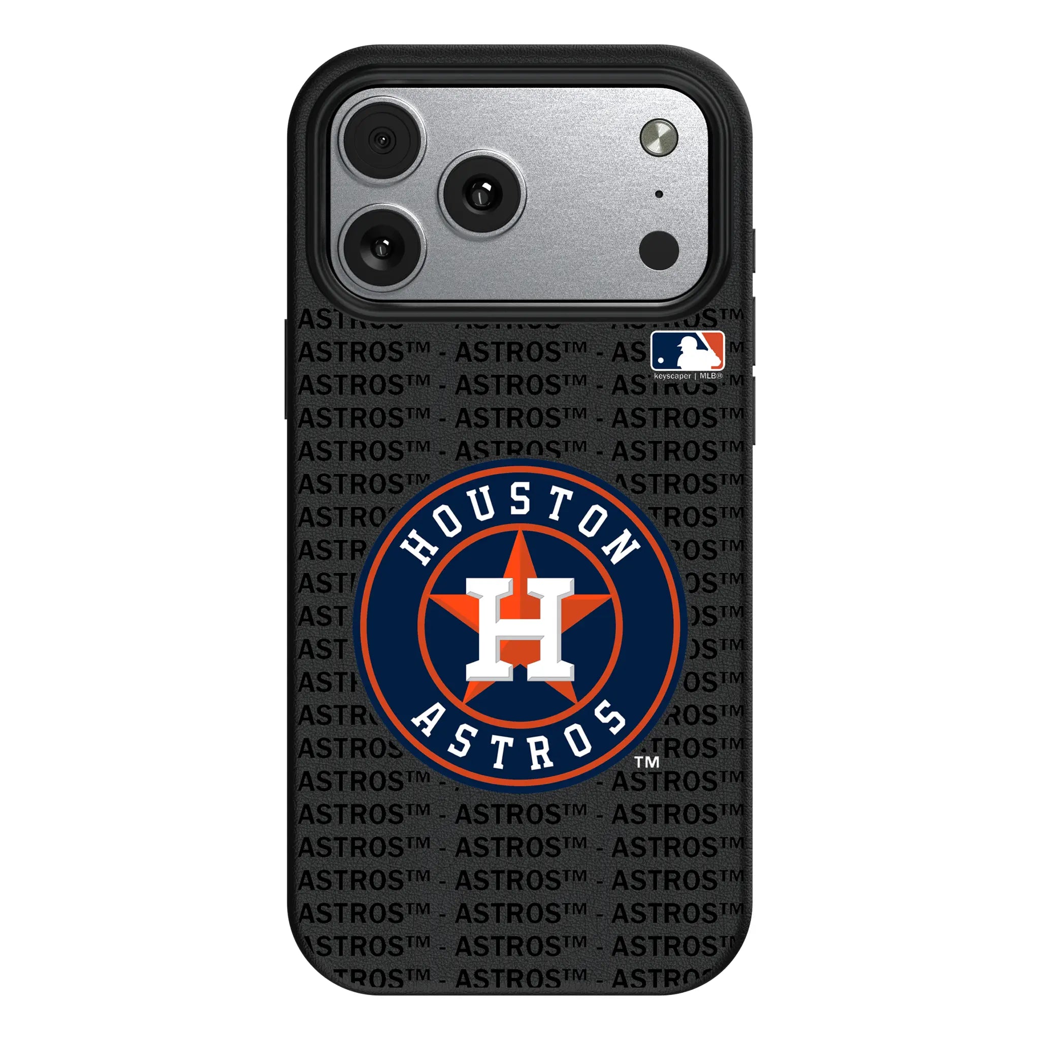 Houston Astros Text Backdrop MagSafe Compatible Phone Case for Apple iPhone