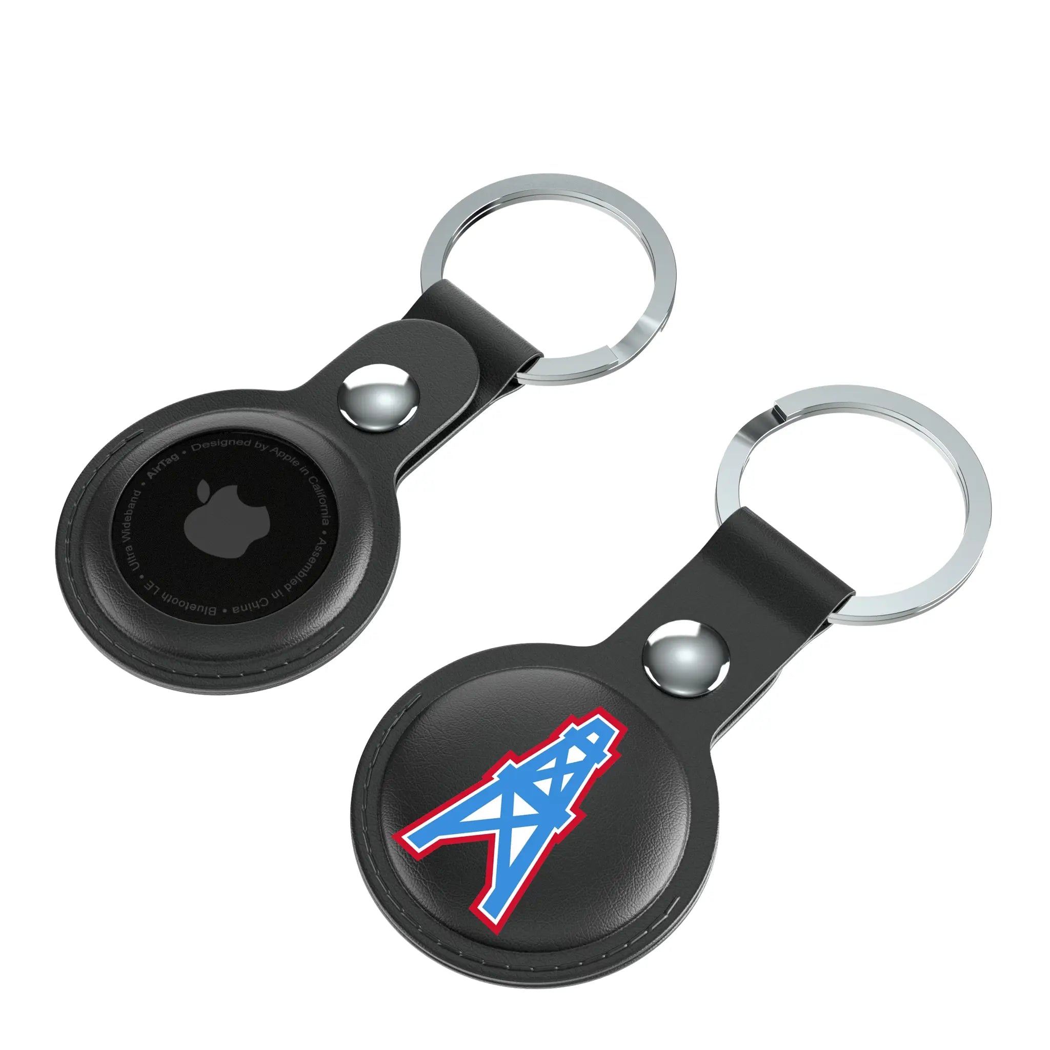 Houston Oilers Historic Collection Insignia Black Airtag Holder 2-Pack