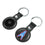Houston Oilers Historic Collection Insignia Black Airtag Holder 2-Pack