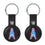 Houston Oilers Historic Collection Insignia Black Airtag Holder 2-Pack