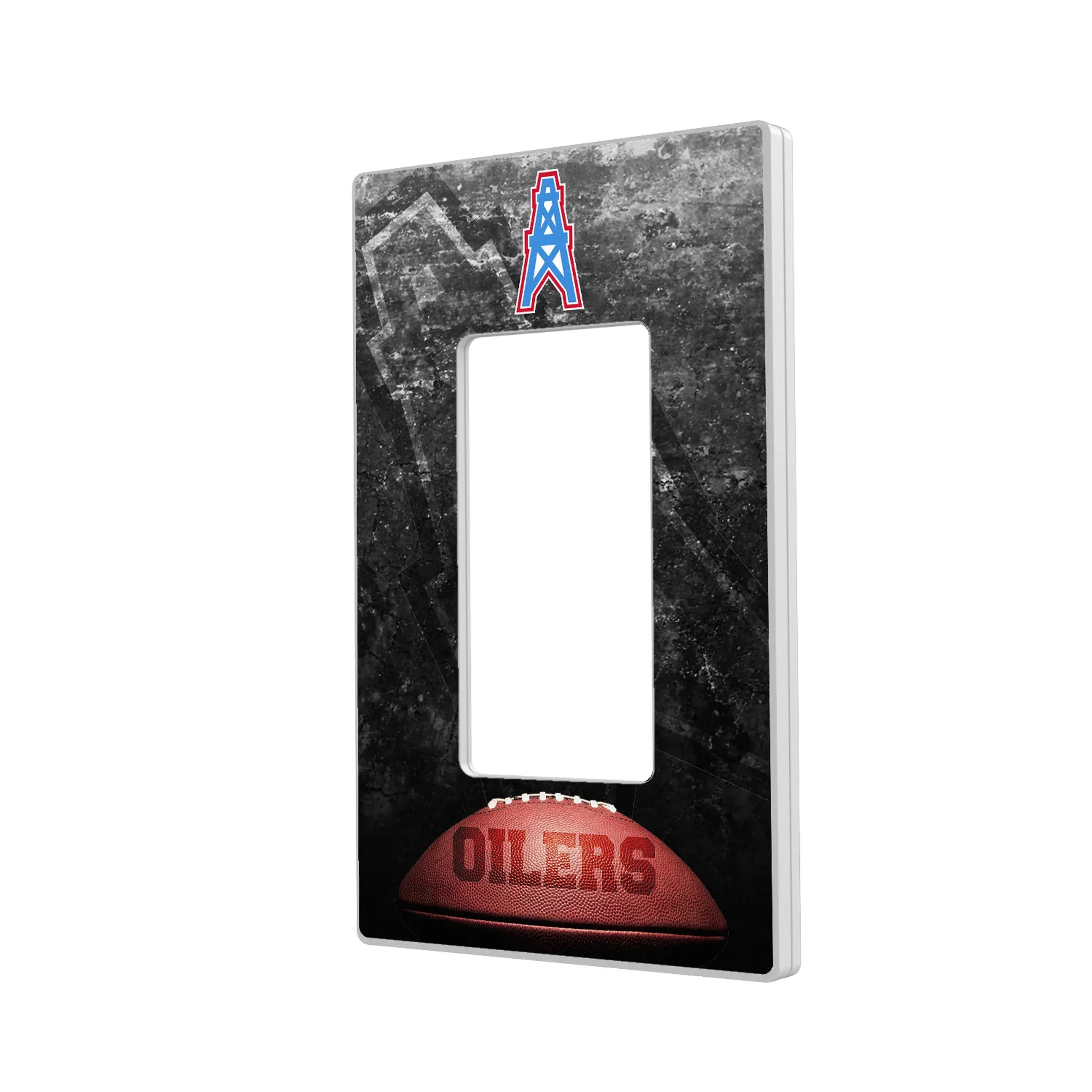 Houston Oilers Historic Collection Legendary Hidden-Screw Light Switch Plate