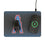 Houston Oilers Historic Collection Linen 15-Watt Wireless Charger and Mouse Pad