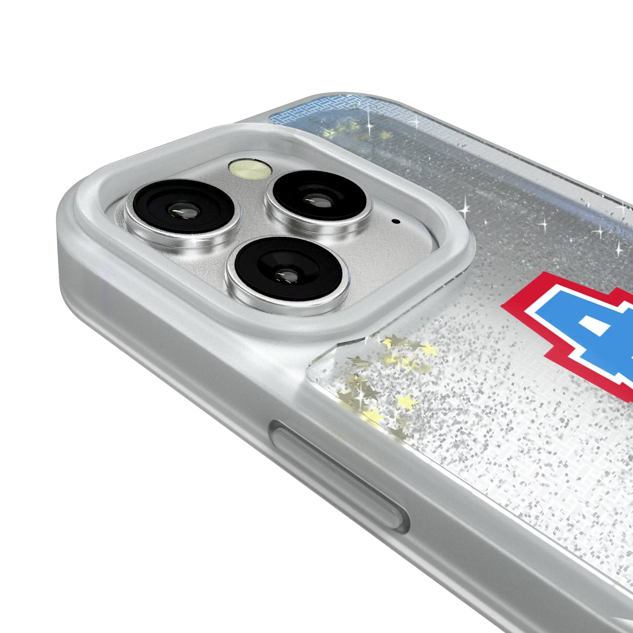 Houston Oilers Historic Collection Linen Glitter Phone Case
